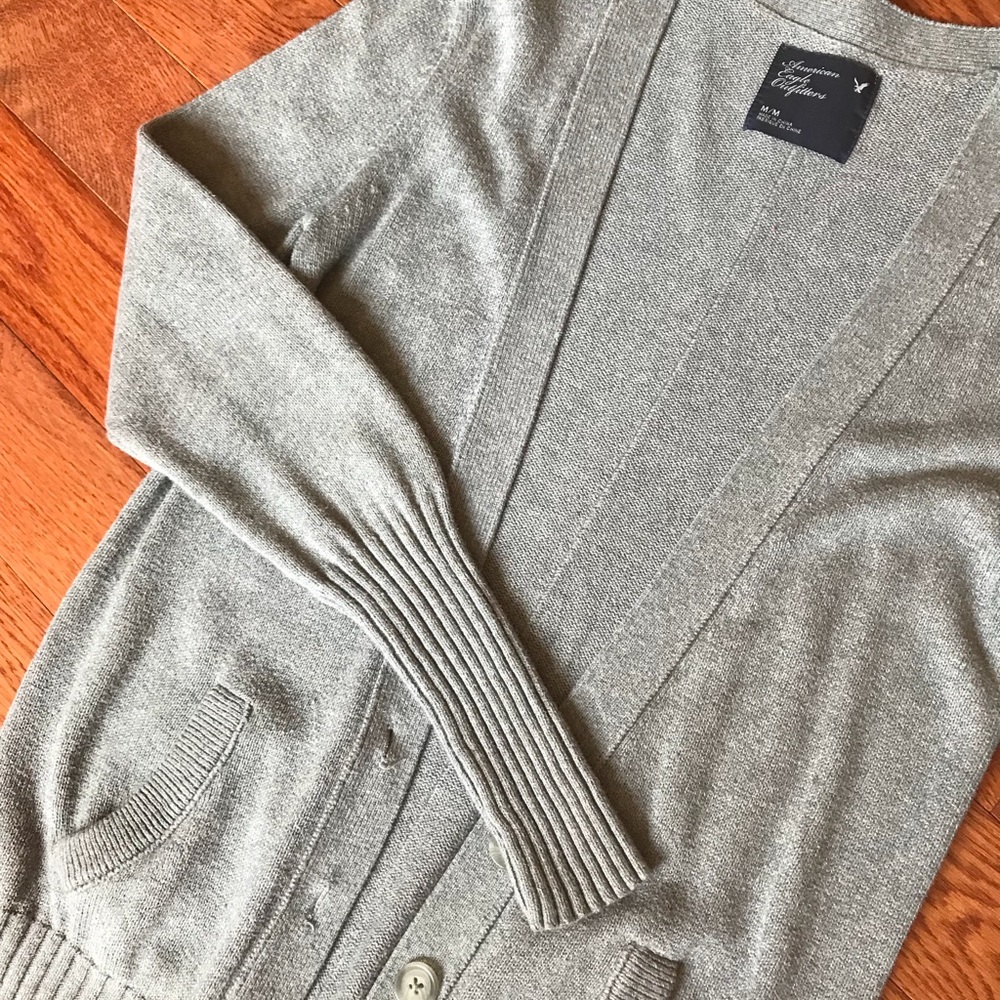 American Eagle Grey Cardigan